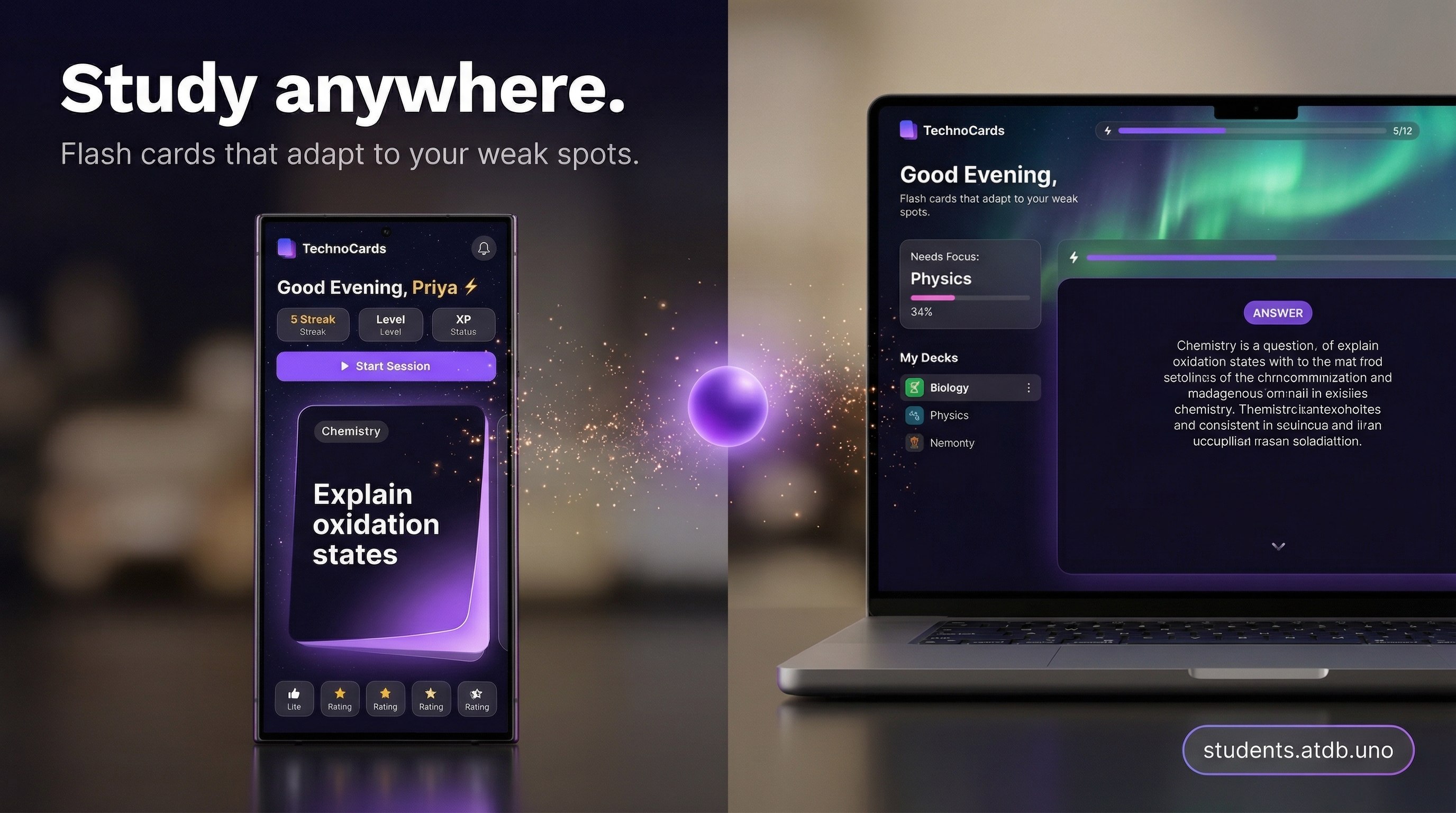 TechnoCards – Free Flashcard App for JEE, NEET & Board Exams